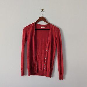 Martin + Osa Cashmere Cardigan in Red